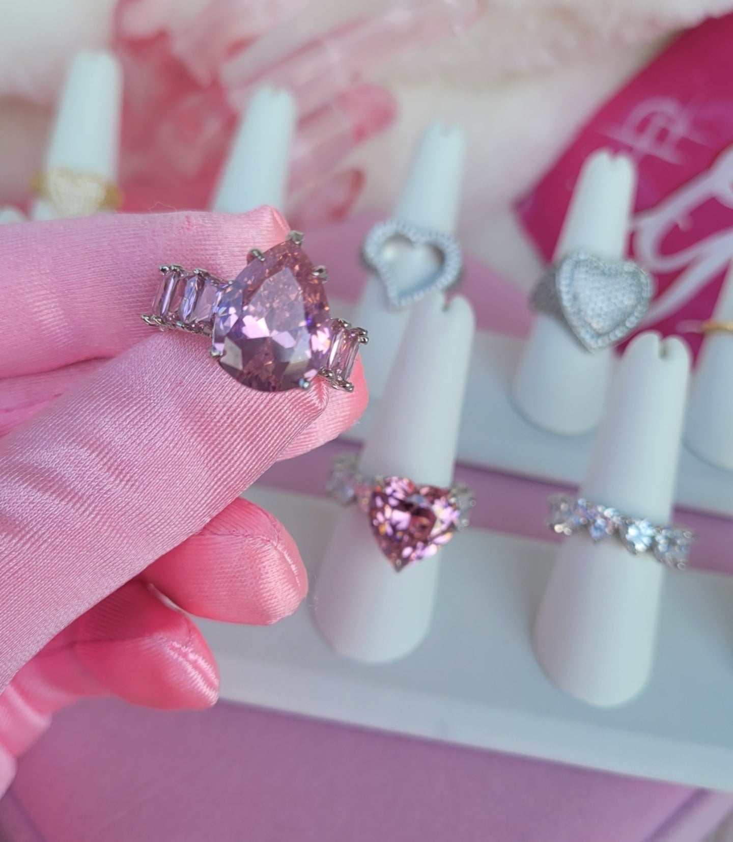 Pink Tear Drop